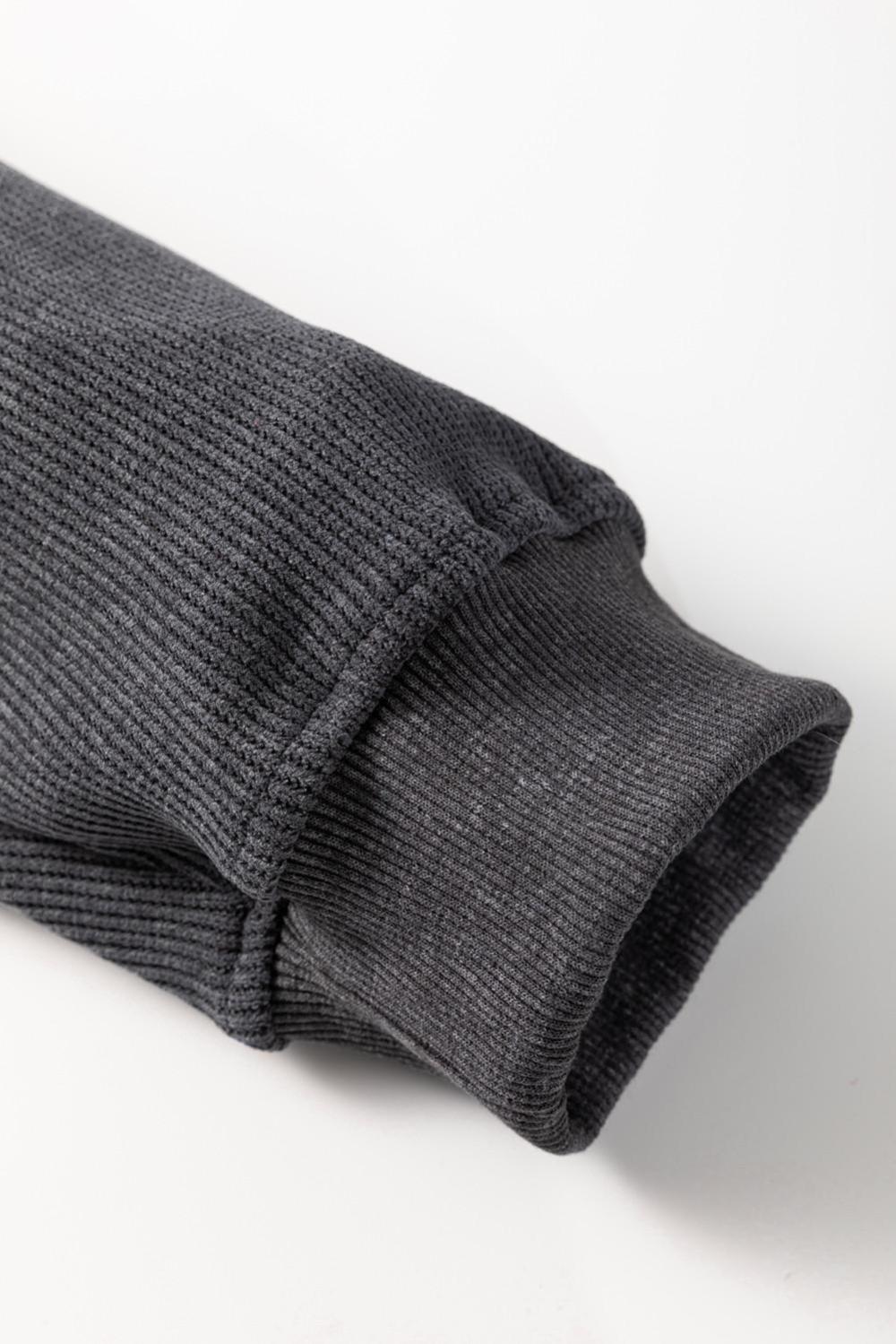 Women Gray Checkerboard Teach Graphic Corded Crew Neck Sweatshirt | Sweatshirts