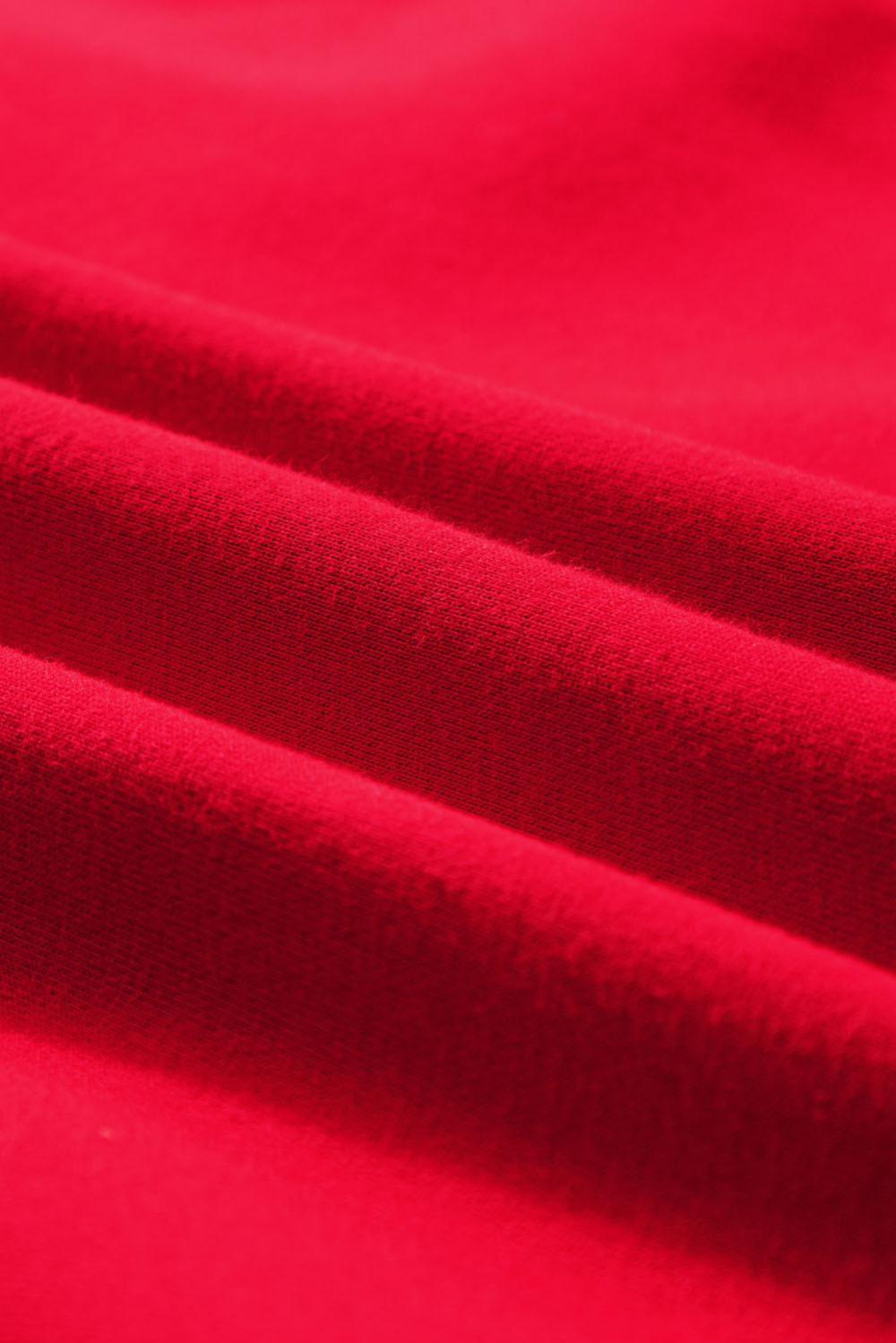 Women Red Xoxo Heart Print Valentine Graphic Sweatshirt | Sweatshirts